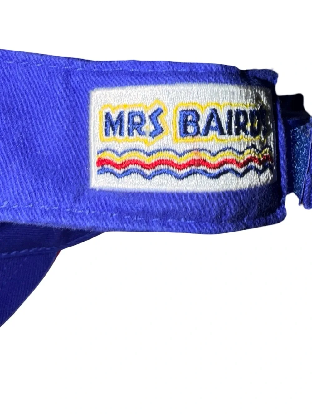 Vintage Texas Rangers Blue Visor with Embroidered Logo OSFM